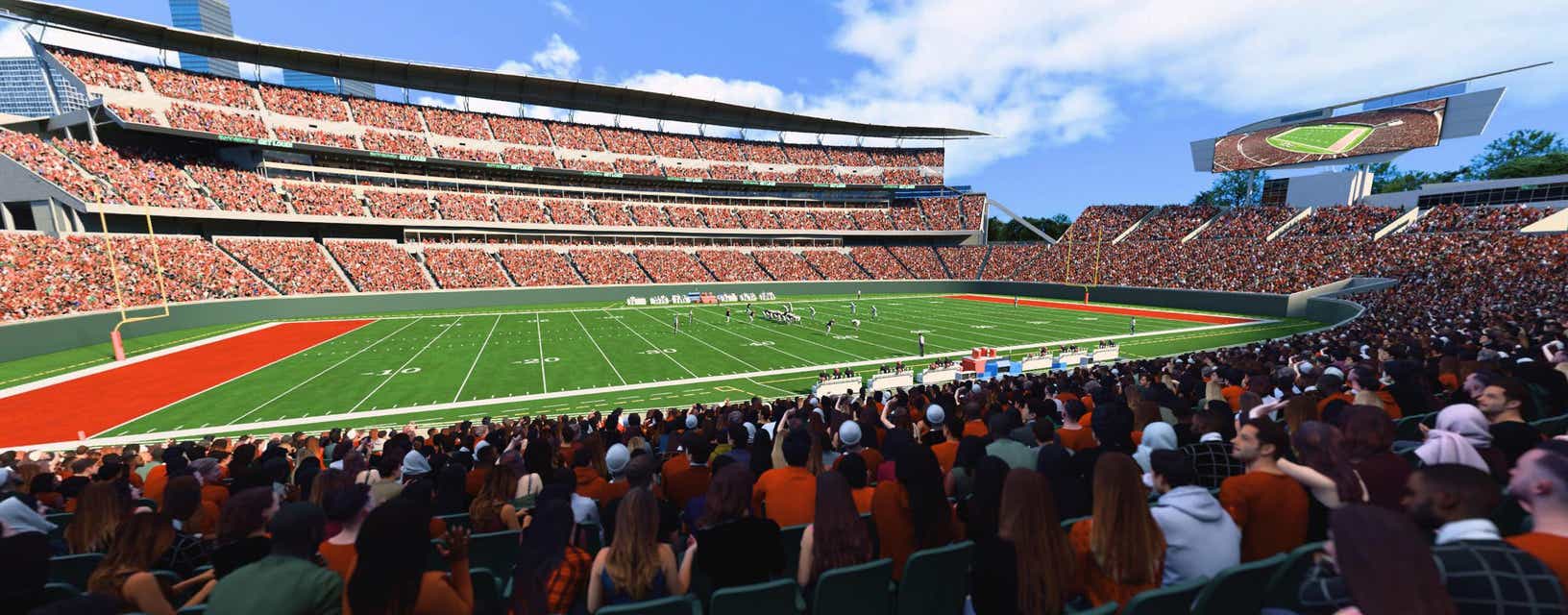 Seat view from Orange Zone