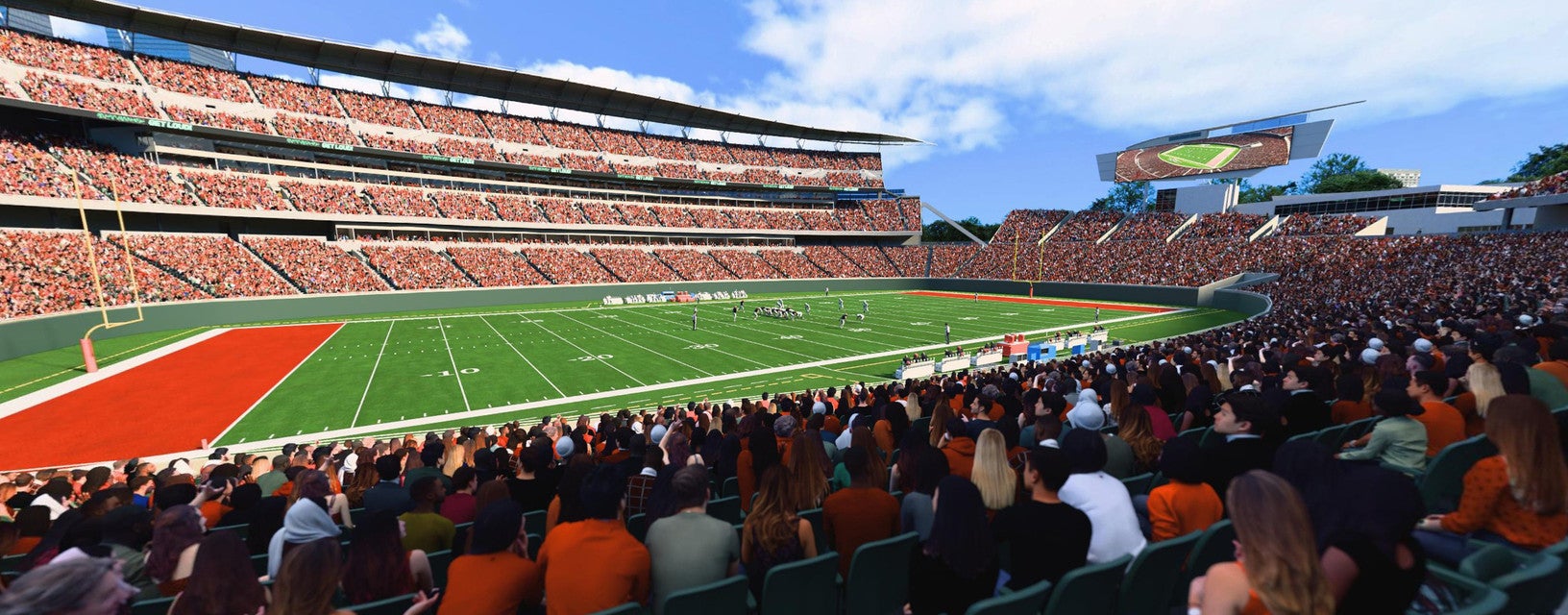 Seat view from Orange Zone