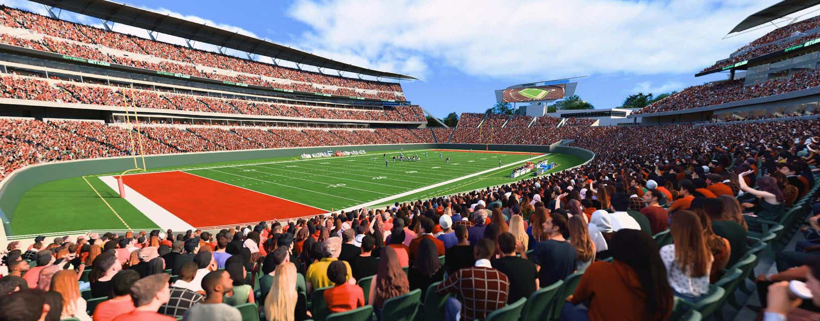 Seat view from Orange Zone