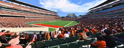 Seat view from Field End Zone