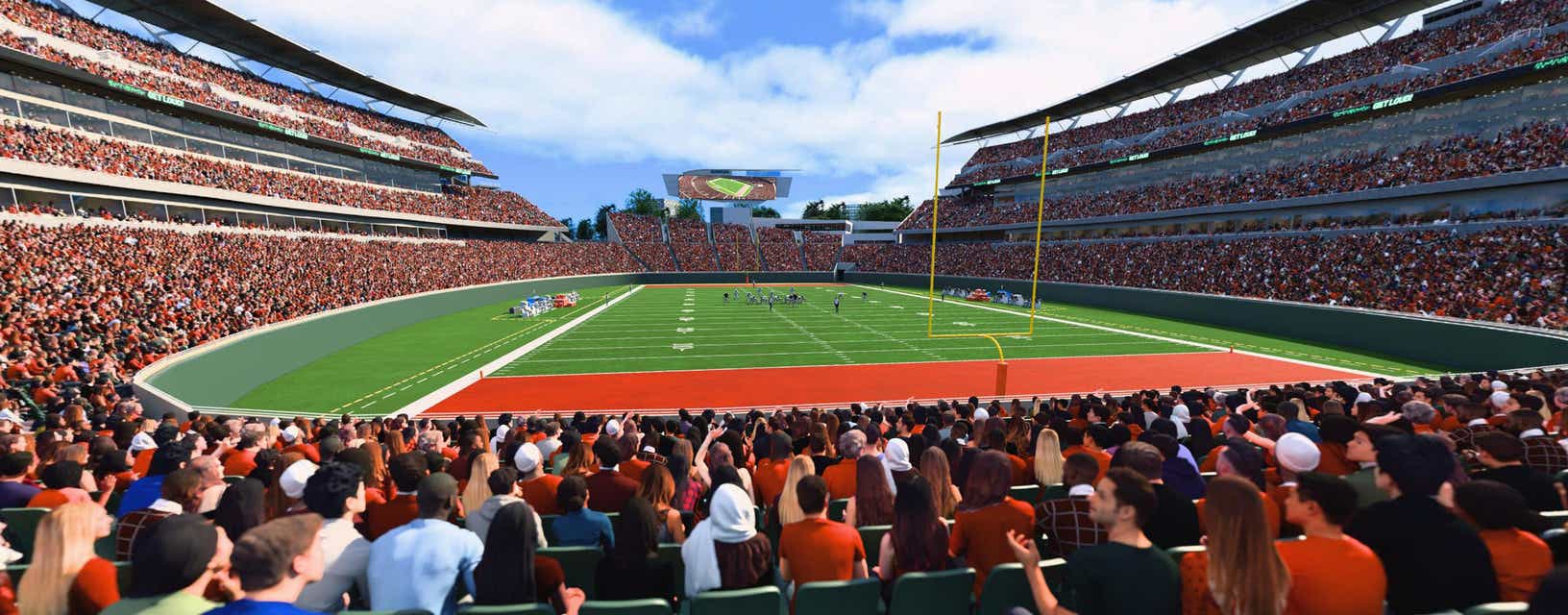 Seat view from Light Blue Zone