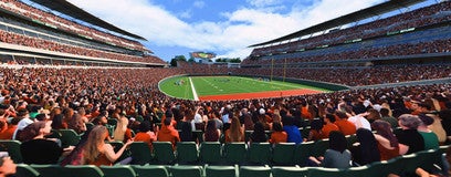 Seat view from Field End Zone