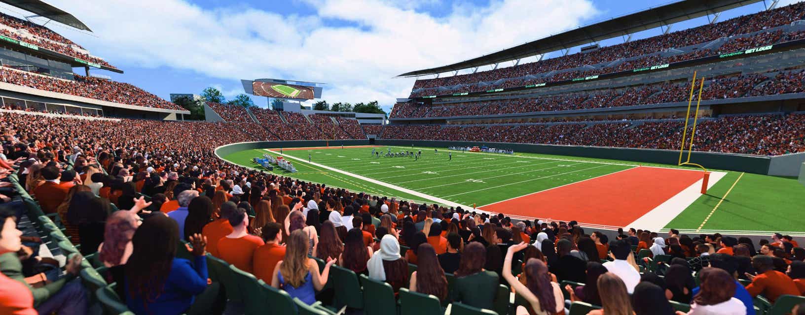 Seat view from Orange Zone