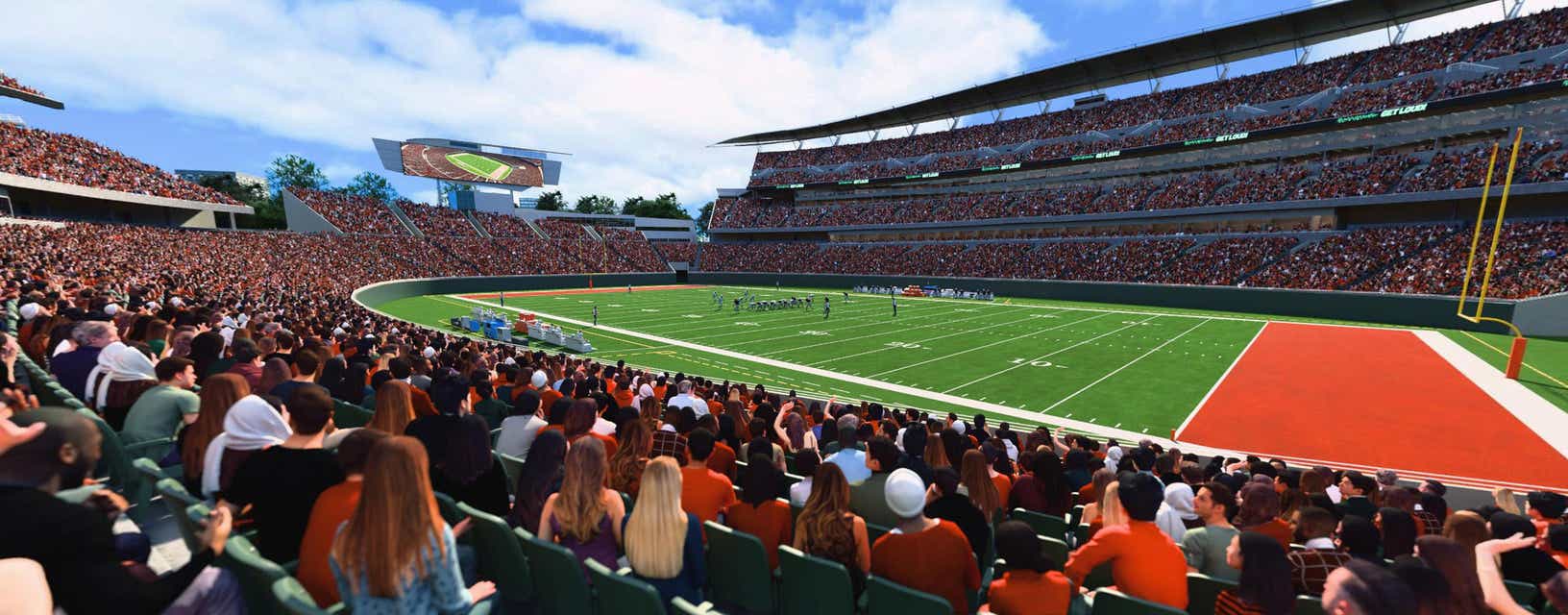 Seat view from Orange Zone