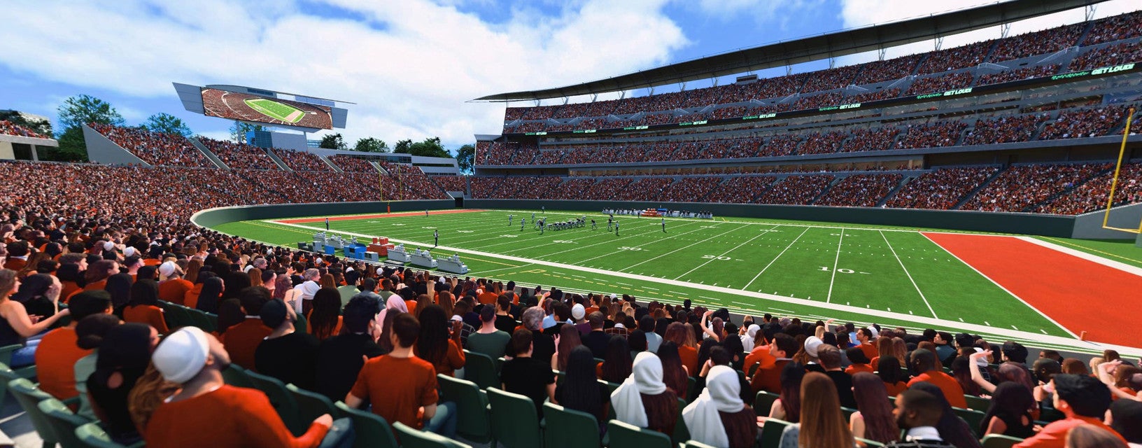 Seat view from Field Sideline
