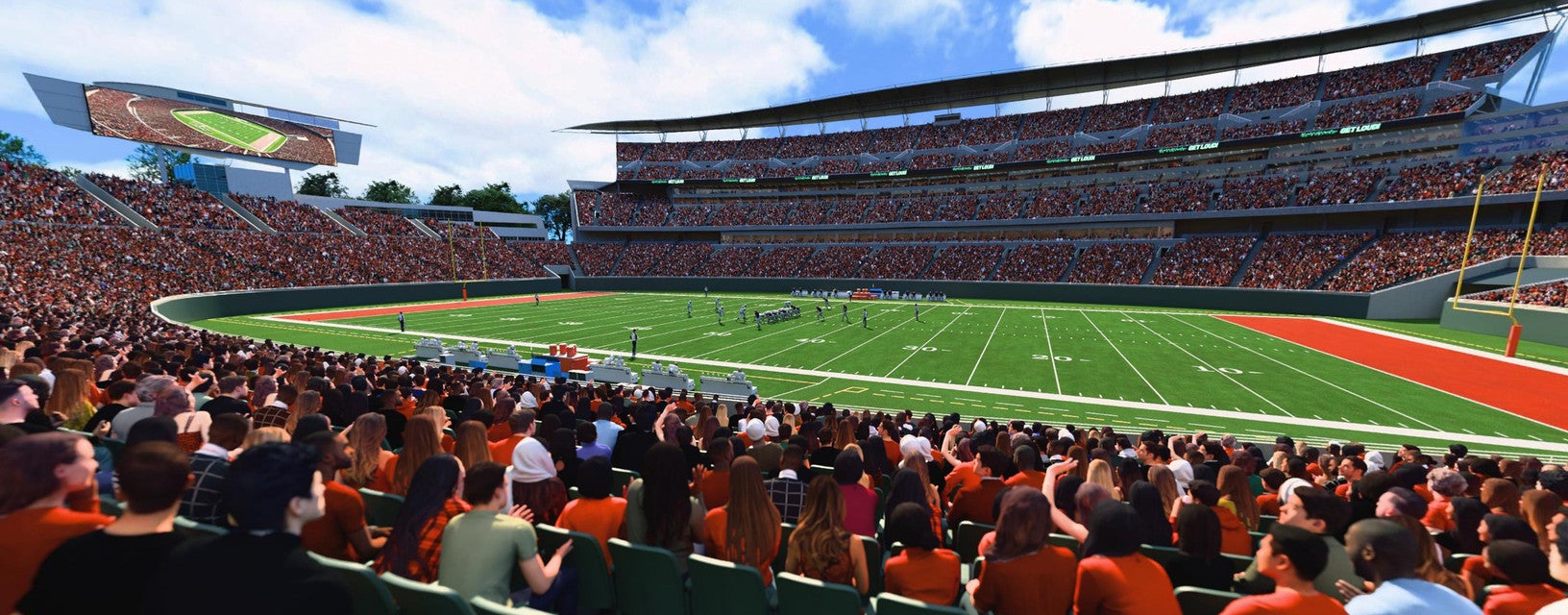 Seat view from Orange Zone