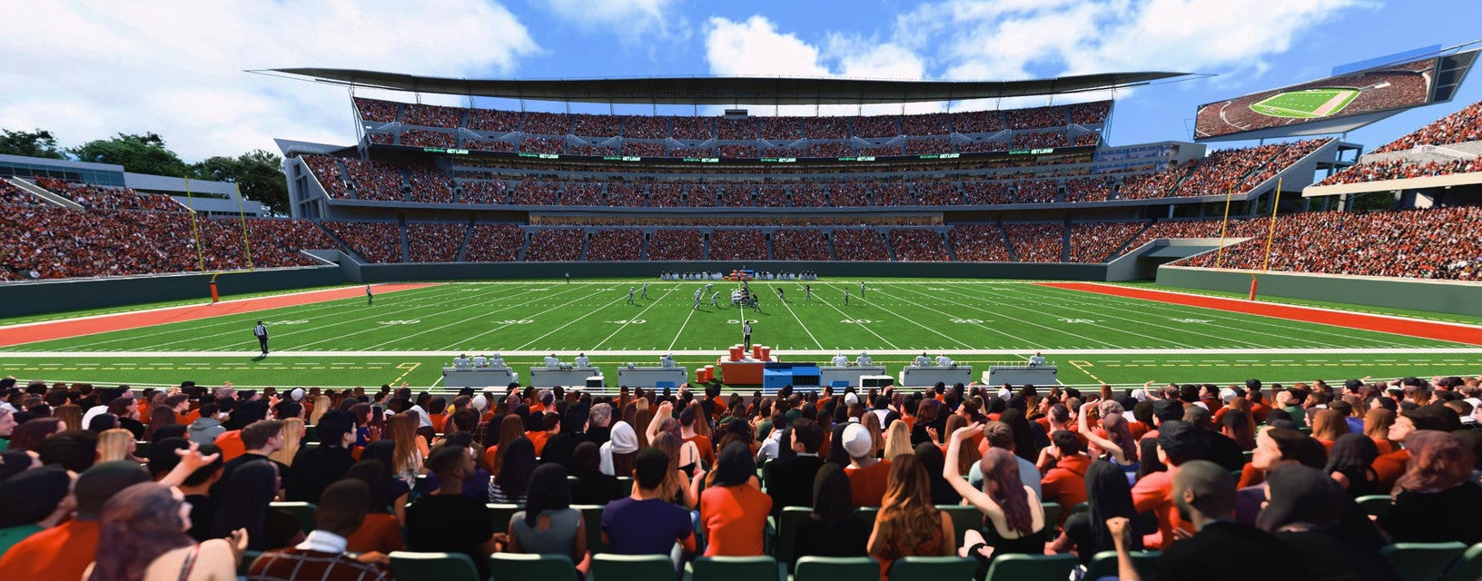 Seat view from Orange Zone