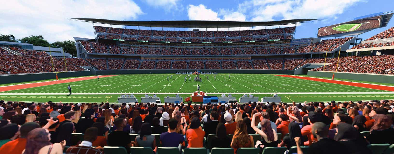 Seat view from Orange Zone