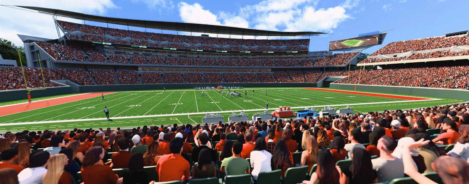 Seat view from Orange Zone