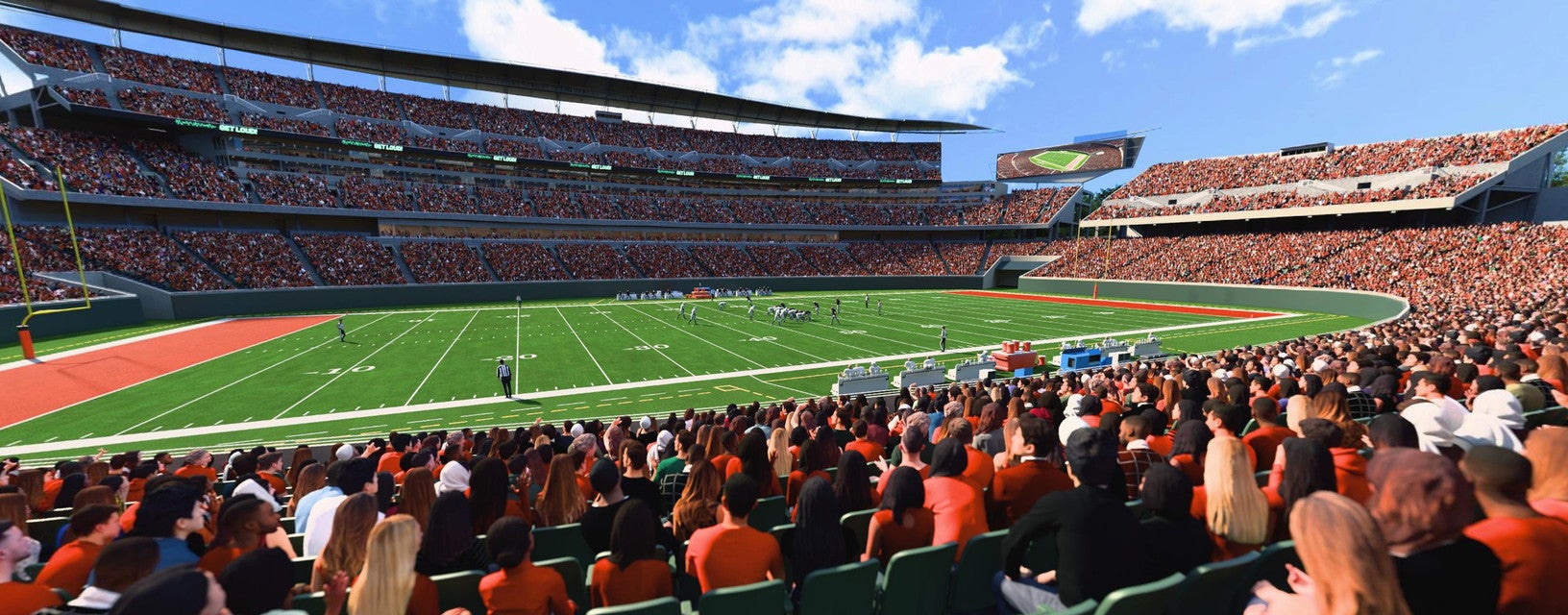 Seat view from Orange Zone