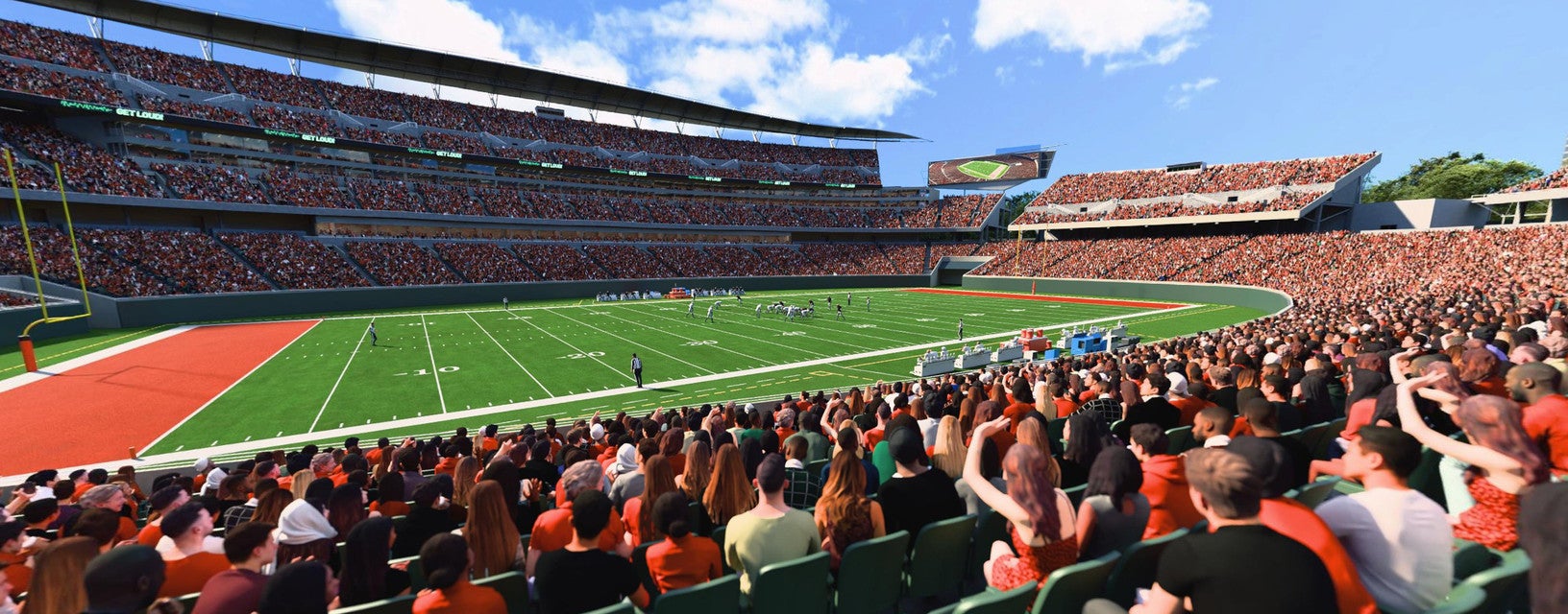 Seat view from Field Sideline