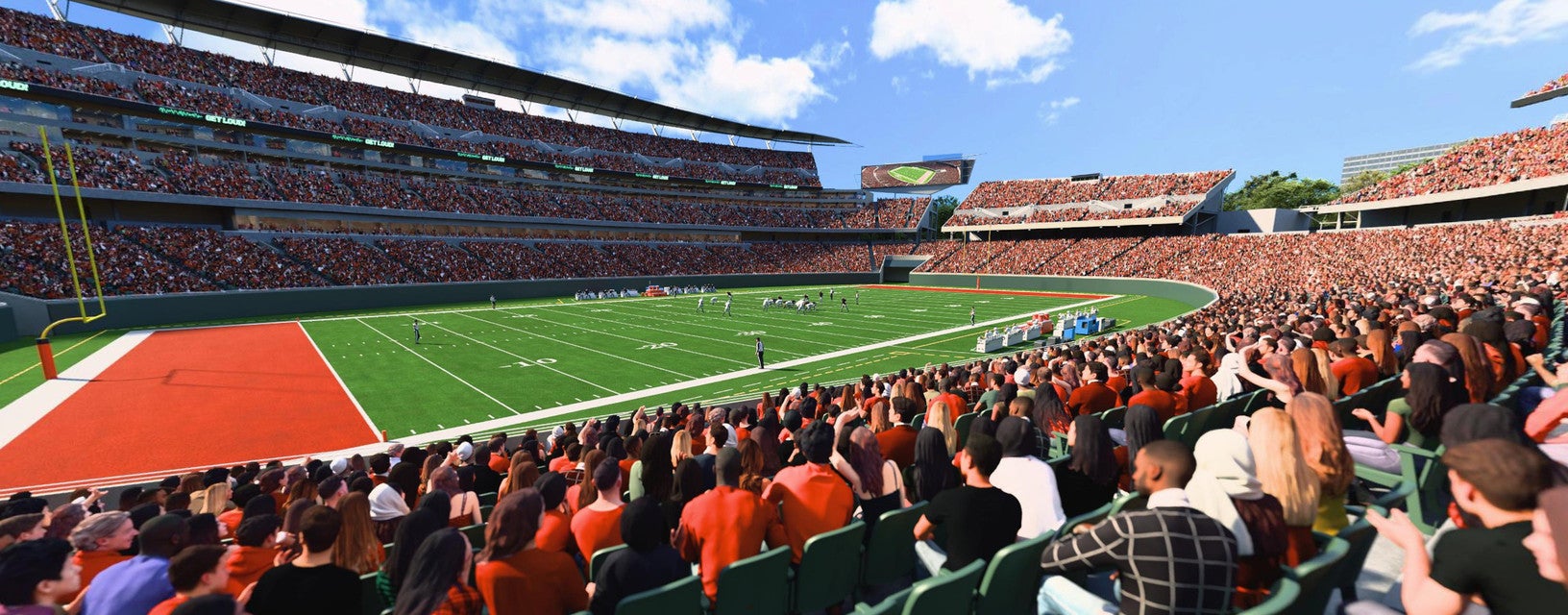 Seat view from Field Sideline