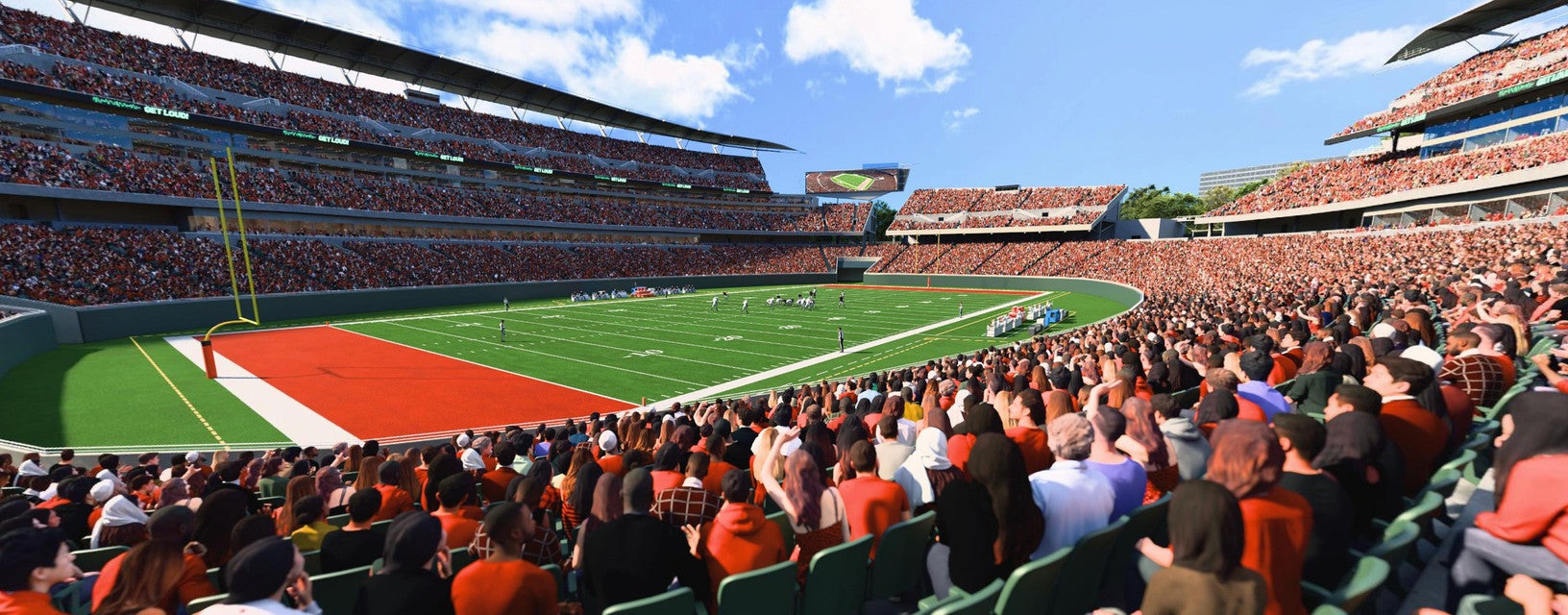 Seat view from Orange Zone
