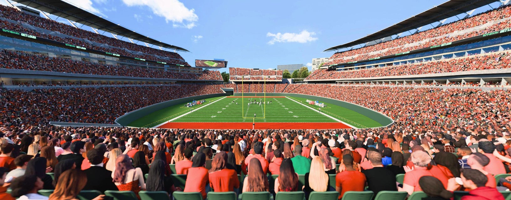 Seat view from Light Blue Zone