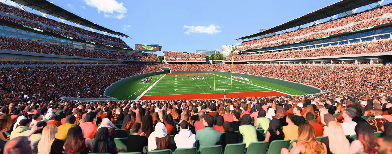 Seat view from Light Blue Zone