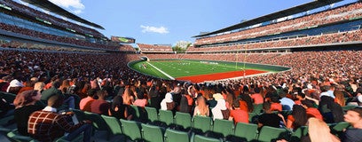 Seat view from Field End Zone