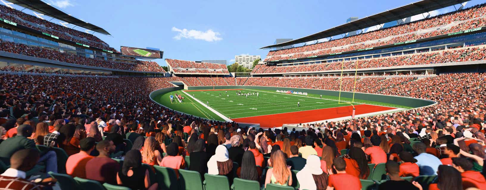 Seat view from Light Blue Zone