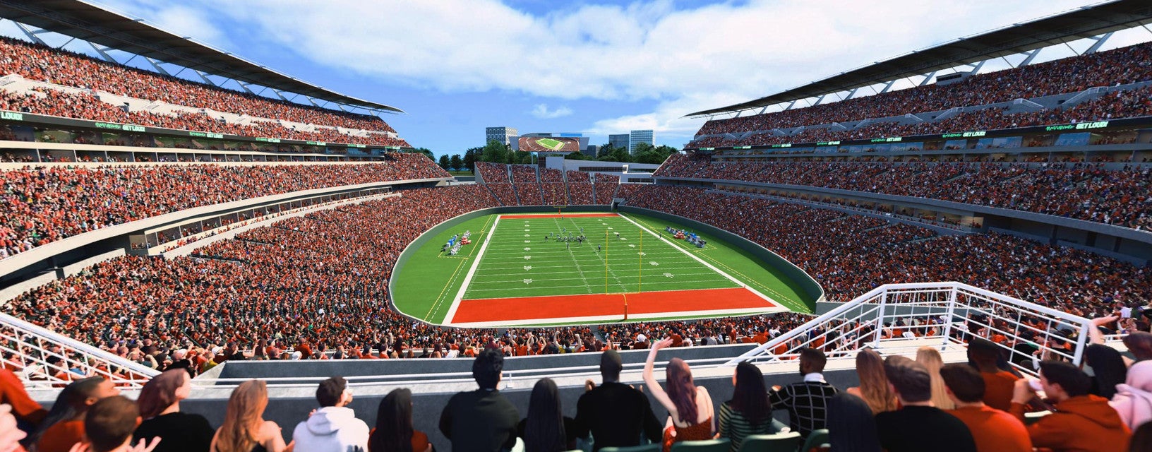 Seat view from Dark Blue Zone