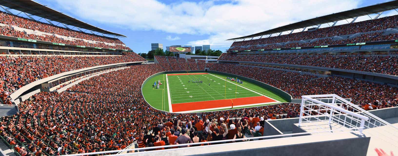 Seat view from Dark Blue Zone