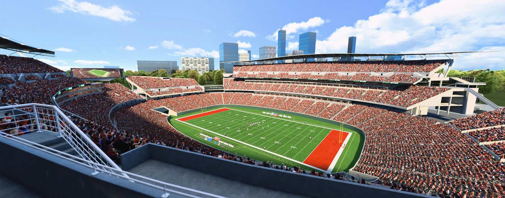Seat view from Light Purple Zone