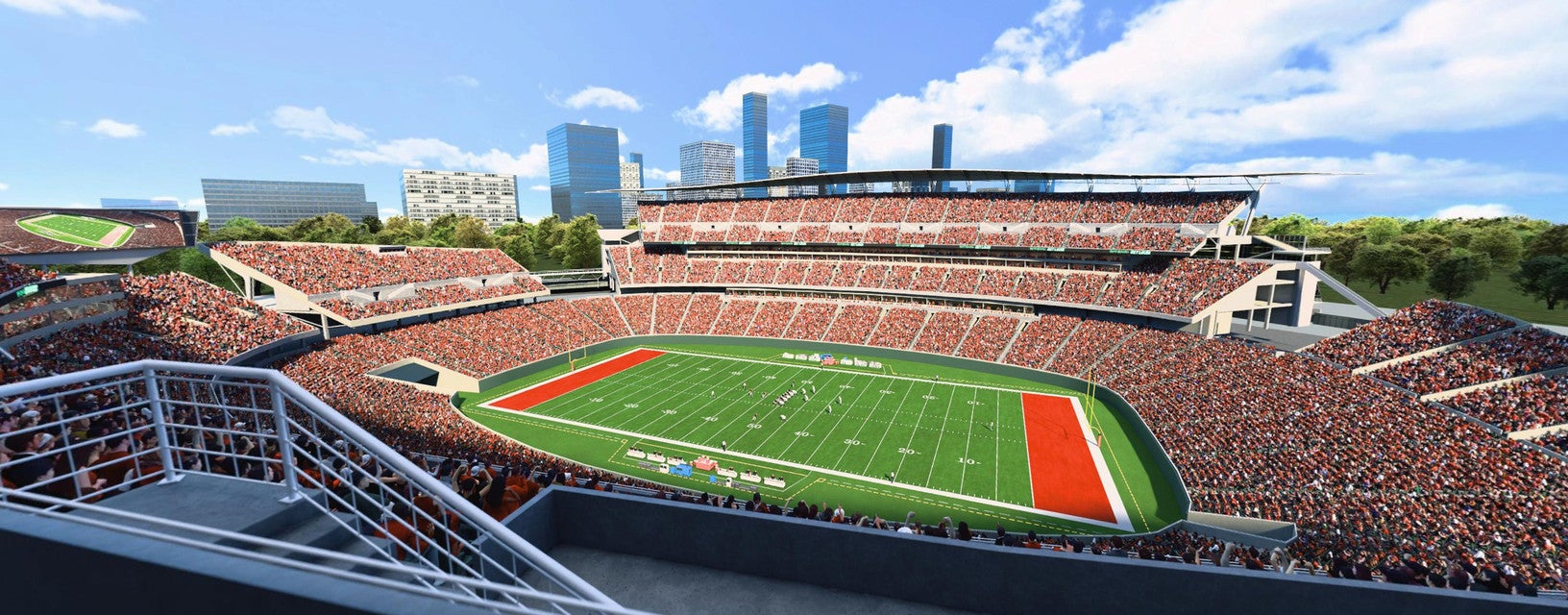 Seat view from Gold Zone