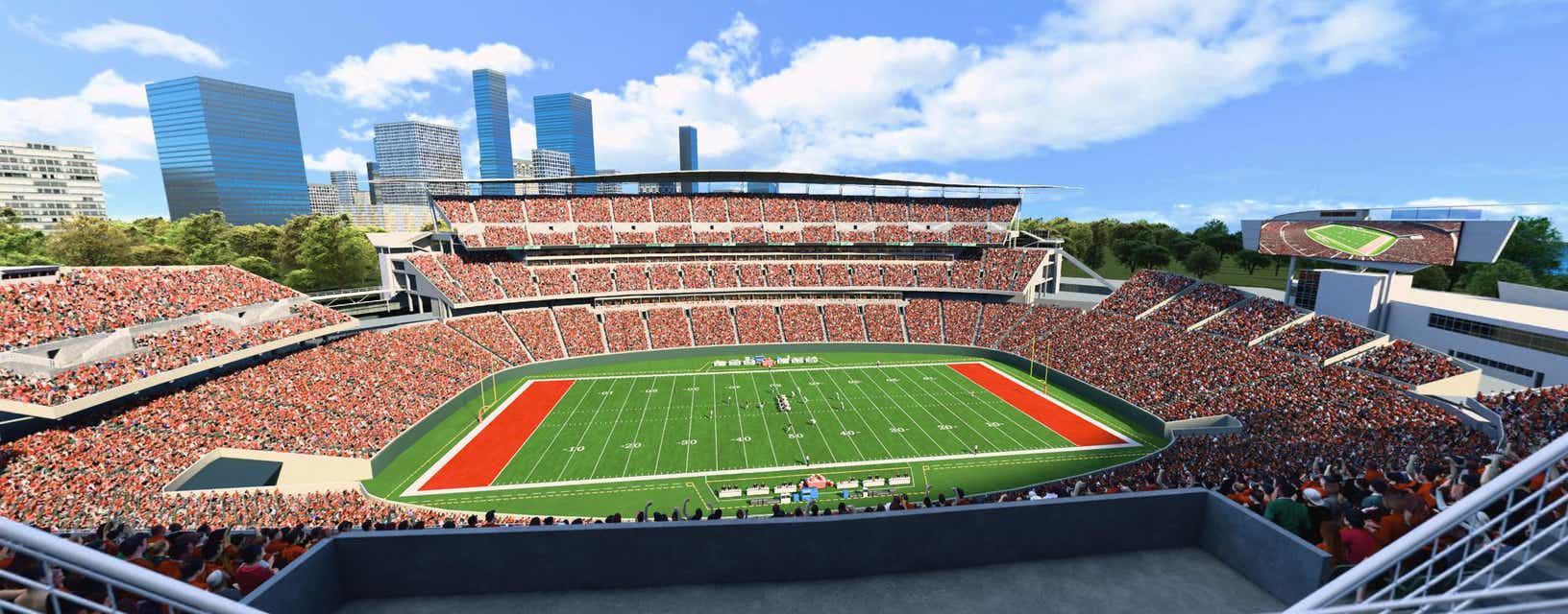 Seat view from Upper Sideline