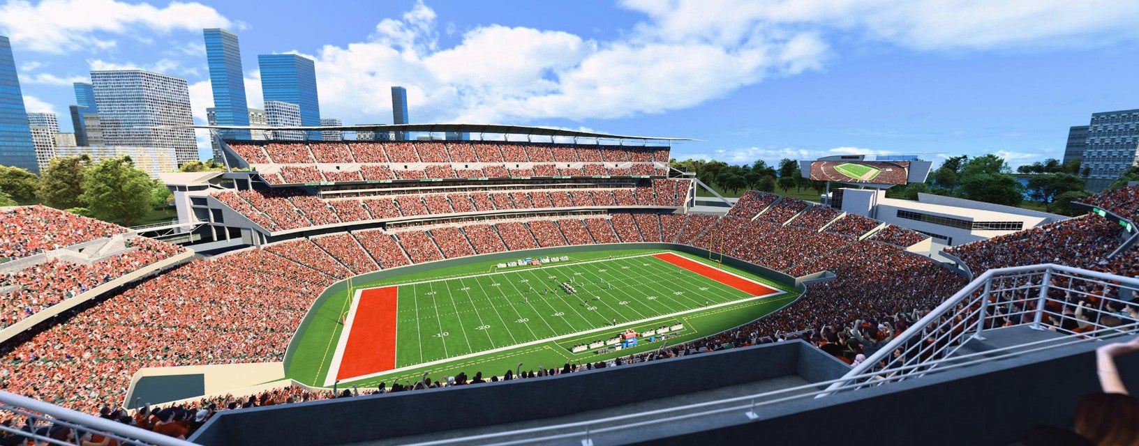 Seat view from Gold Zone