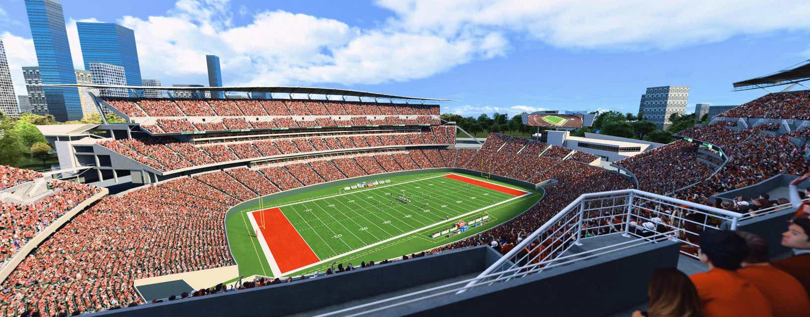 Seat view from Light Purple Zone