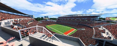 Seat view from Upper Sideline