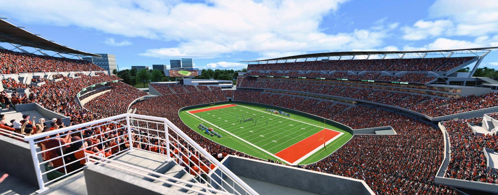 Seat view from Upper Sideline