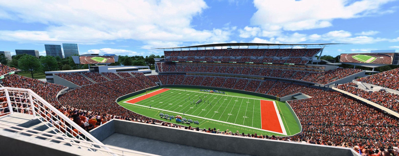 Seat view from Gold Zone