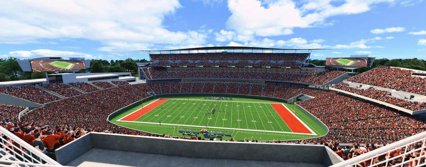 Seat view from Gold Zone