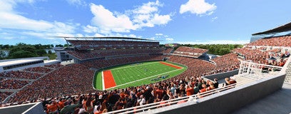 Seat view from Upper Sideline