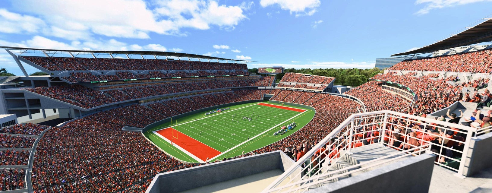 Seat view from Light Pink Zone