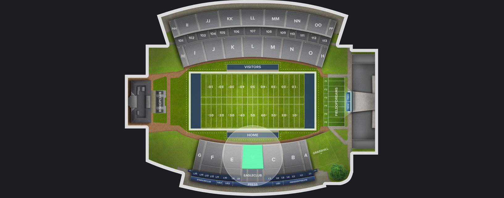 Seat view from Lower