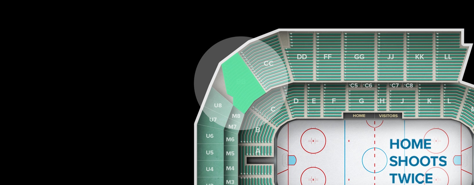 Seat view from Upper