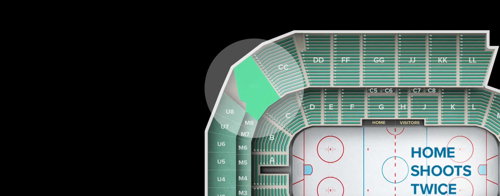 Seat view from Upper