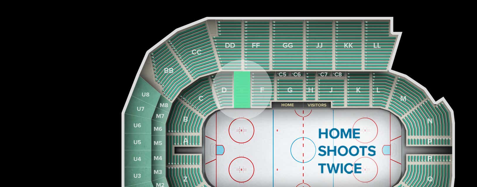 Seat view from Lower