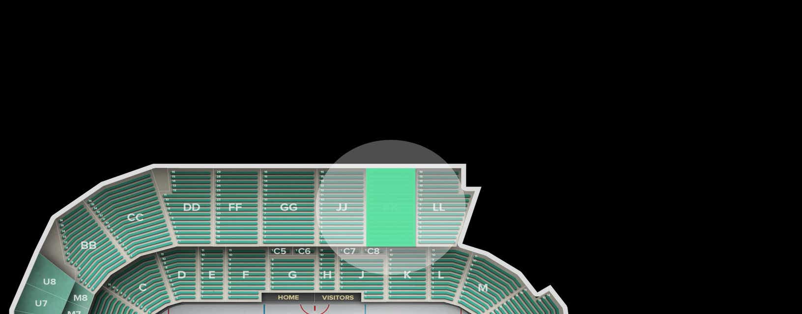 Seat view from Upper