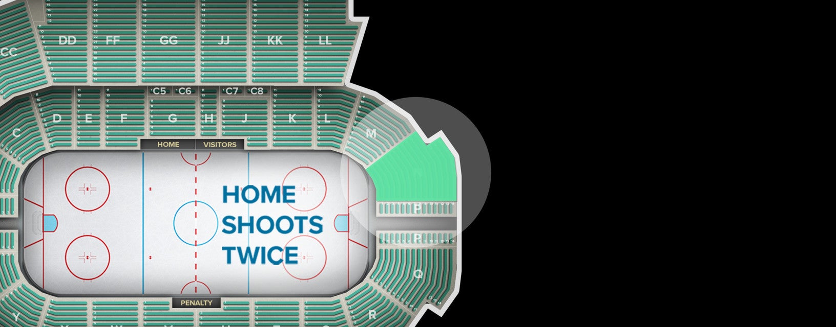 Seat view from Lower