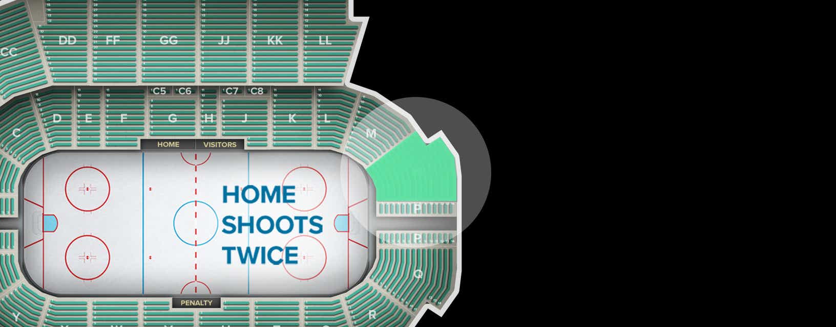 Seat view from Lower