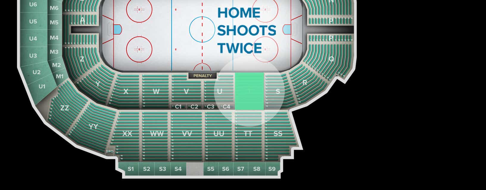 Seat view from Lower
