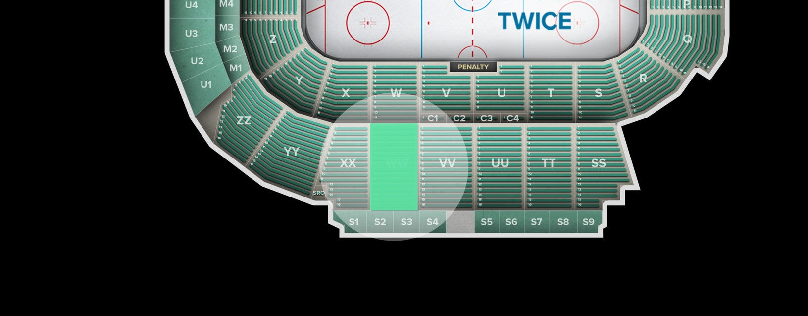 Seat view from Upper