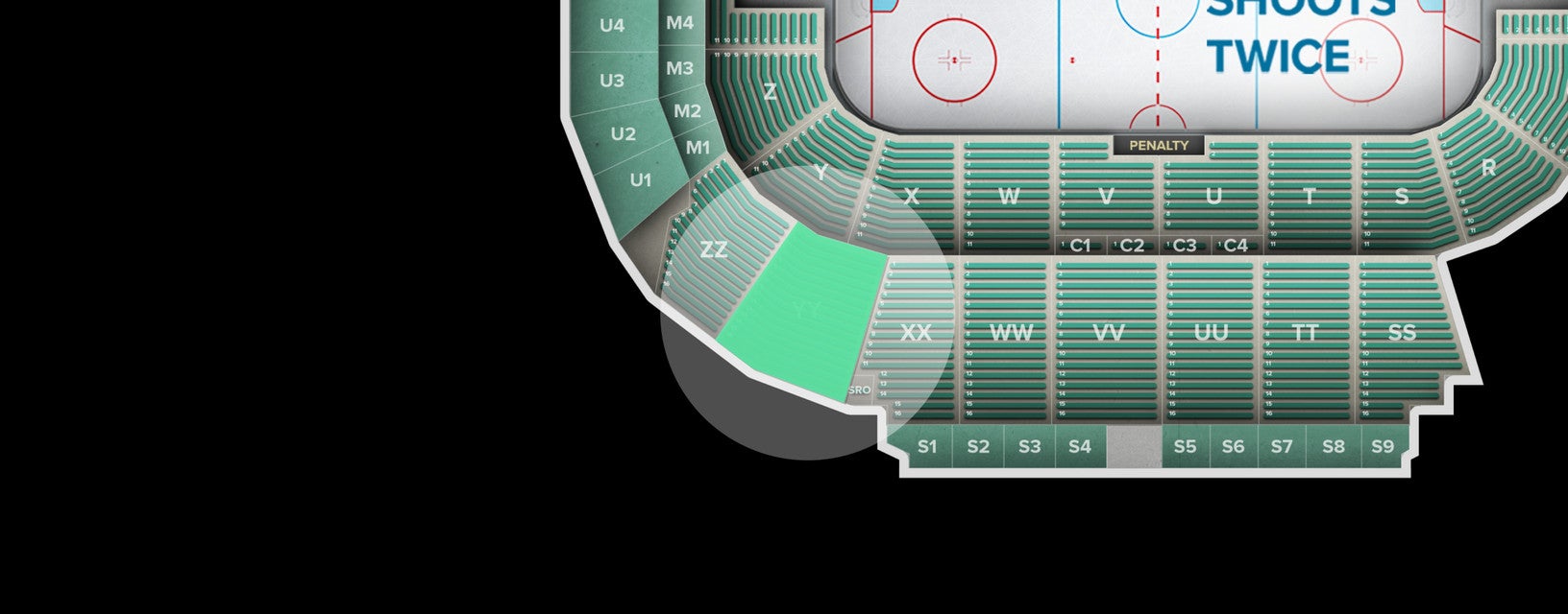 Seat view from Upper
