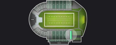 Seat view from Sideline