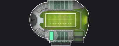 Seat view from Sideline