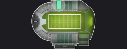 Seat view from Sideline