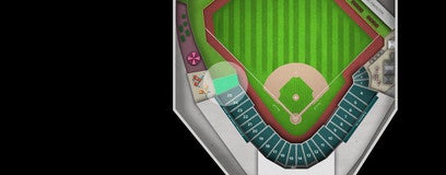 Seat view from Infield
