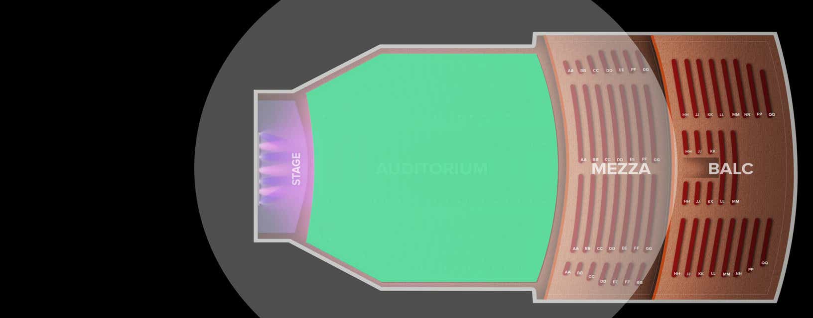Seat view from Auditorium