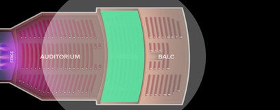 Seat view from Mezzanine